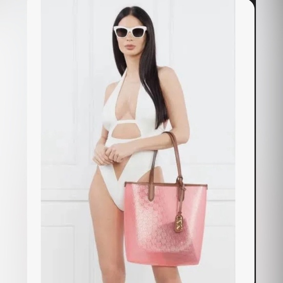 MICHAEL Michael Kors Handbags - Michael Kors Eliza Large North South Transparent Tote Bag
